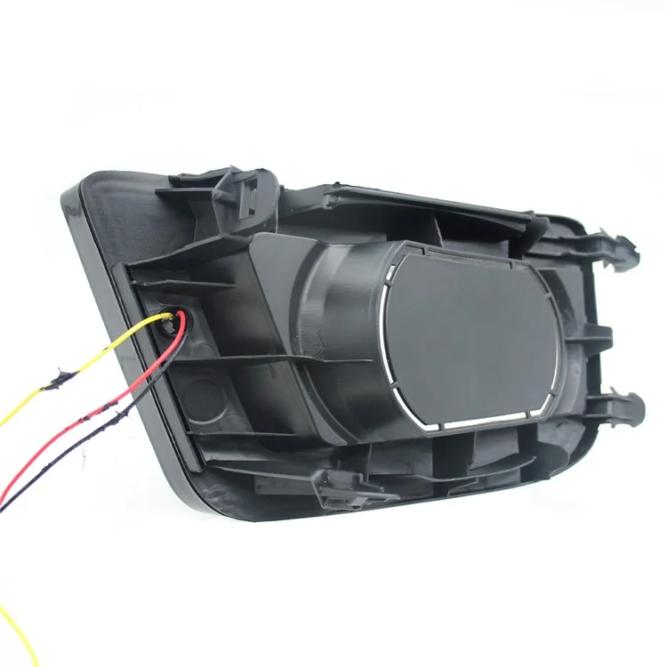 For Toyota Tacoma 2012-2015 1 Pair Car DRL Light Bright White+Yellow LED Turn Signal Fog Lamp