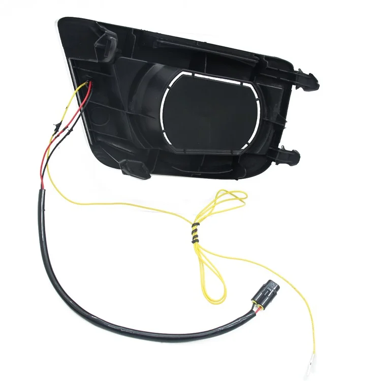 For Toyota Tacoma 2012-2015 1 Pair Car DRL Light Bright White+Yellow LED Turn Signal Fog Lamp
