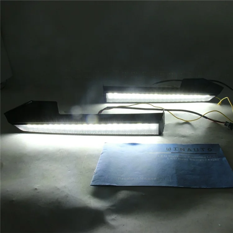Für Toyota Tacoma 2012-2015 1 Paar Auto Scheinwerfer Untere Schläfe LED DRL Licht Signallampe