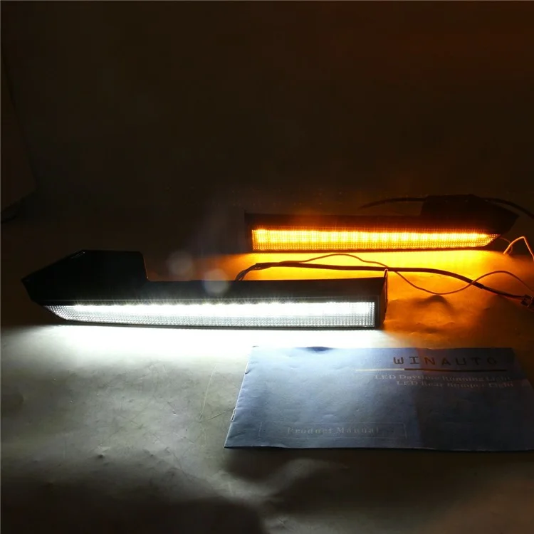 Für Toyota Tacoma 2012-2015 1 Paar Auto Scheinwerfer Untere Schläfe LED DRL Licht Signallampe