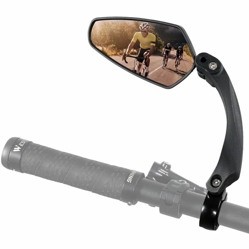WEST BIKING 1Pc YP0720033 Electric Bike Rearview Mirror HD Adjustable Angle for Bicycle Handlebar - Left