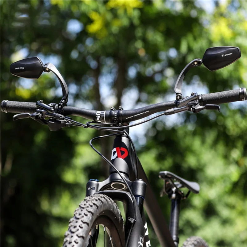 WEST BIKING 1Pc YP0720033 Electric Bike Rearview Mirror HD Adjustable Angle for Bicycle Handlebar - Left