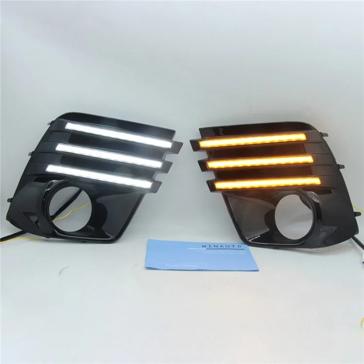 For Subaru Forester 2019-2022 1 Pair Car Light Three Color LED Running Turn Signal Lamp
