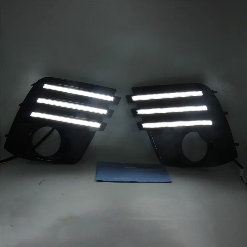 For Subaru Forester 2019-2022 1 Pair Car Light Three Color LED Running Turn Signal Lamp