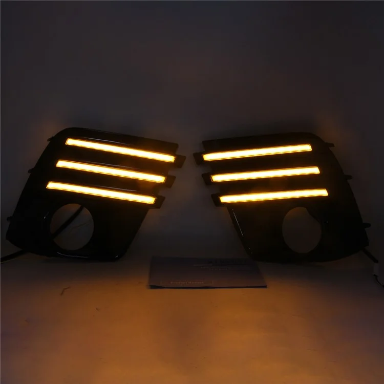 For Subaru Forester 2019-2022 1 Pair Car Light Three Color LED Running Turn Signal Lamp