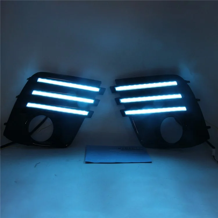 For Subaru Forester 2019-2022 1 Pair Car Light Three Color LED Running Turn Signal Lamp