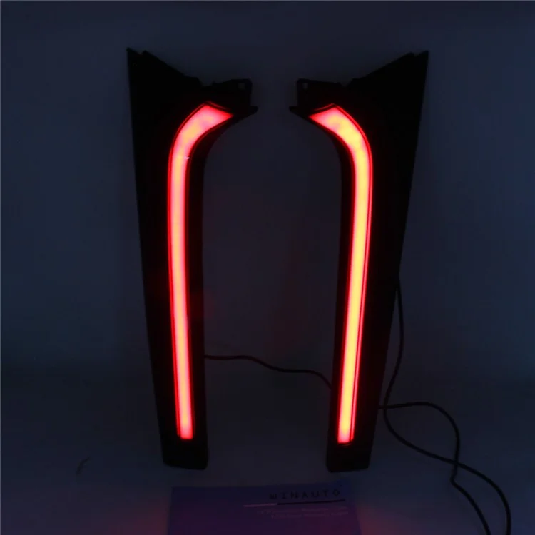 Pour Toyota Raize 2020-2022 1 Paire Voiture Arrière Pare-chocs Clair LED Rouge DRL Turn Signal Freinage - Rouge