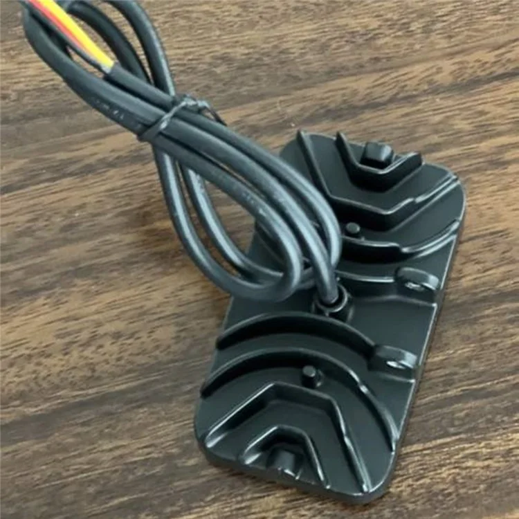 JP-V68 Motorcycle Truck Off-Road Vehicle LED Spotlight Yellow+White Strobe Red+Blue Warning Headlight