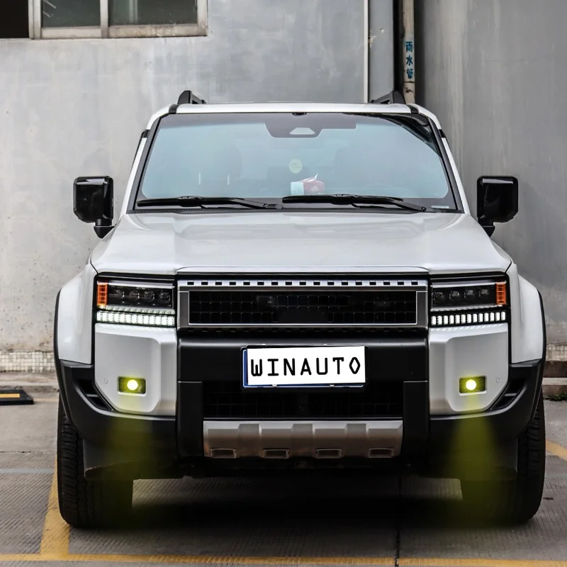 WINAUTO MCL1008AYB Für Prado 2024 Dreifarbige LED-Tagfahrlichter mit fließendem Blinkersignal