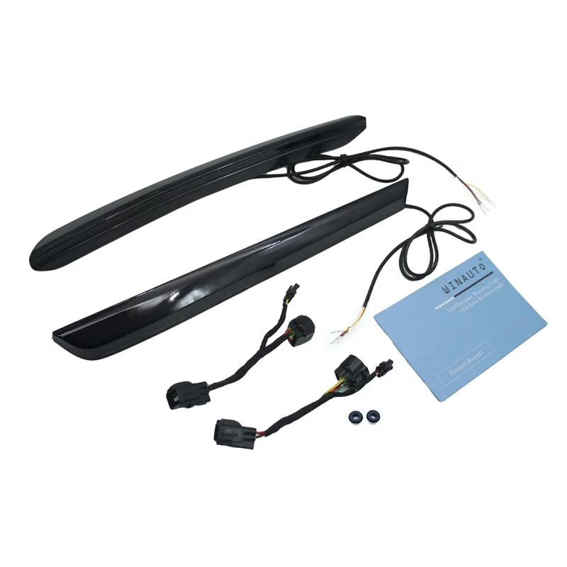 WINAUTO MCR1008AS Para Prado 2024 Luces de Pilar LED para Coche con Señal de Giro Dinámica y Lámpara de Freno