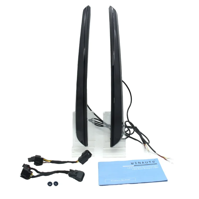 WINAUTO MCR1008AS Para Prado 2024 Luces de Pilar LED para Coche con Señal de Giro Dinámica y Lámpara de Freno