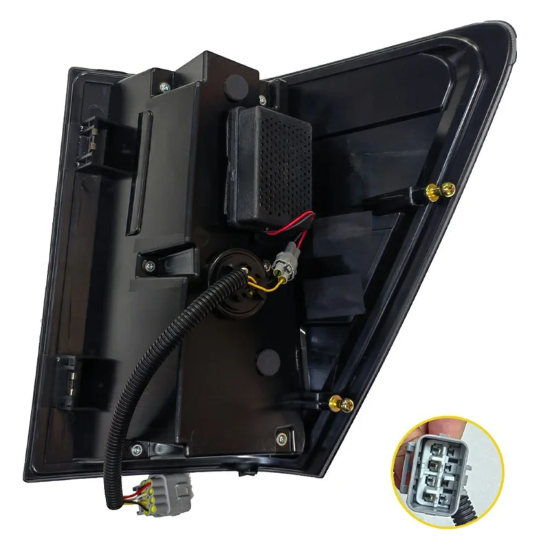WINAUTO MCT703AS 1 Paar für Jeep Grand Cherokee 2005-2010 Auto LED-Rückleuchten IP67 wasserdicht Rückleuchten, Schwarz