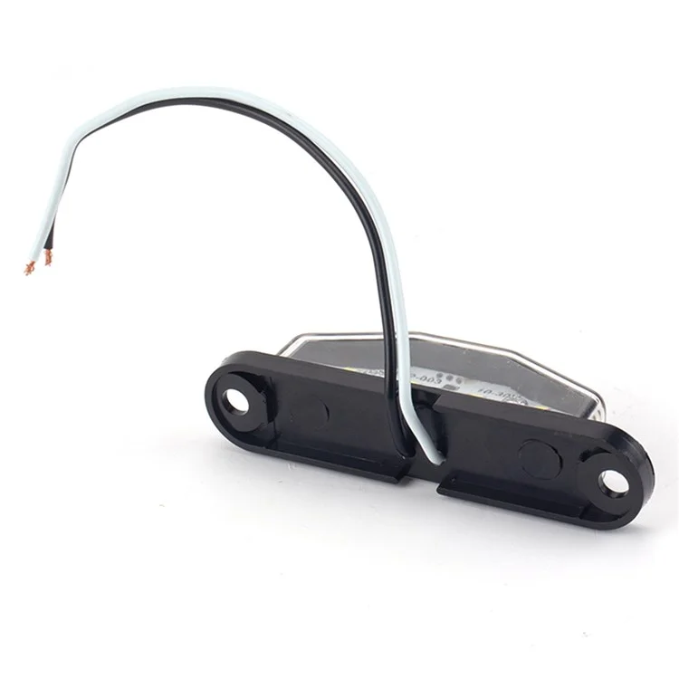 Kit de Feux Arrière A4136 à 10 Led Pour Camion 12v, Remorque, Véhicules Signal de Tour de Virage Étanche Avec Plaques Réfléchissantes / Lampes Latérales / Éclairage de la Plaque D'immatriculation - Type G Set