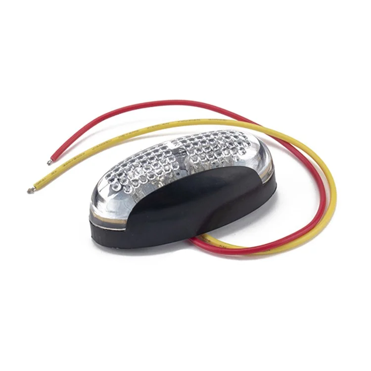 Kit de feux arrière à 10 LED A4135 pour camion de 12 V, remorque, véhicules Ensemble de feux de direction résistant à l'eau avec câble à 5 noyaux de 8 m / feu de position / feu de plaque d'immatriculation - Type F Set