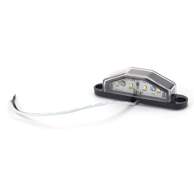 A4133 Kit de Feux Arrière à 10 Lel Résistant à L'eau Pour Camion 12v, Véhicules de Remorque Tournez le Signal Avec un Câble de 8 m de 5 Mètres / Attaches de Câble / Éclairage de la Plaque D'immatriculation - Type D Set