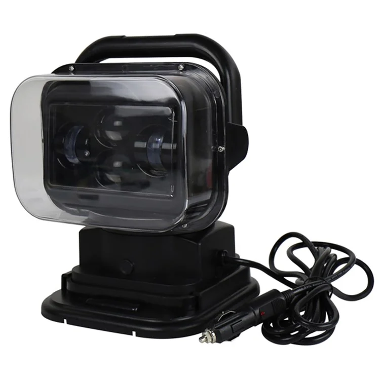 HS-SS60 7-Inch 60W DC 12-24V 5000LM 6000K Wireless Remote Control LED Search High Bay Lights Spotlights