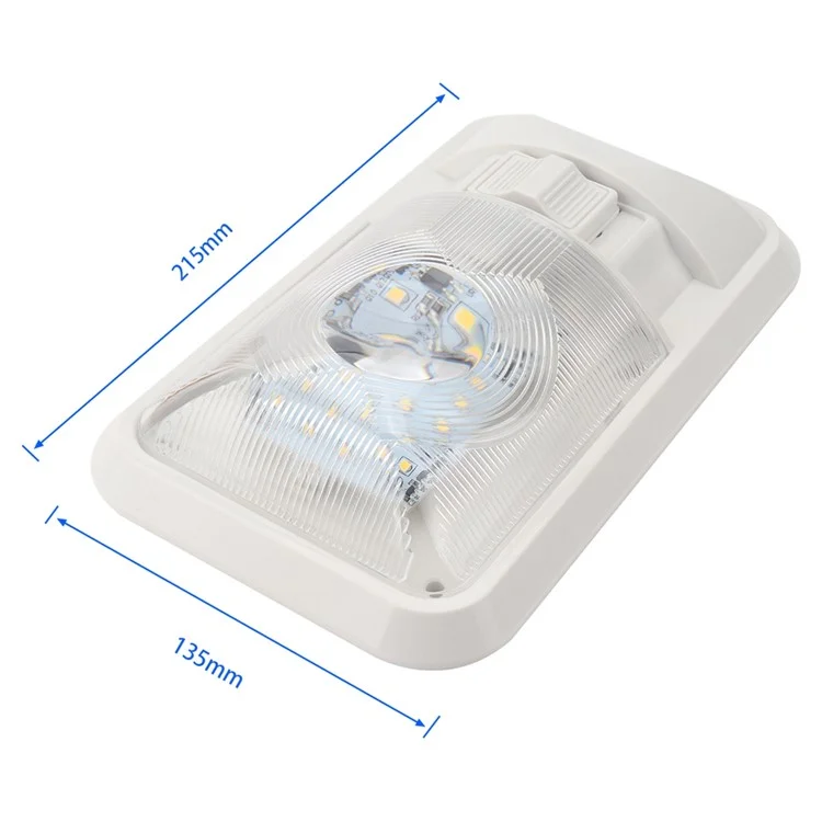 A5807 12V Single Lens LED RV Lights Indoor Car Roof Lights Truck Inside Lamp