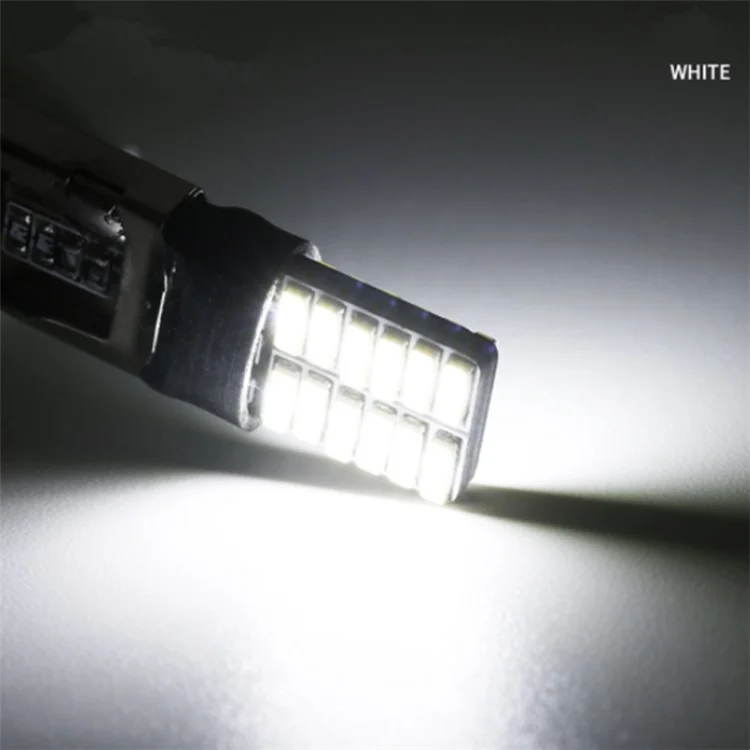 2PCS Car Fog Light 4.8W 6500K White Light 24-LED SMD 4014 Bright Car Clearance Light Lamp - H3 / White