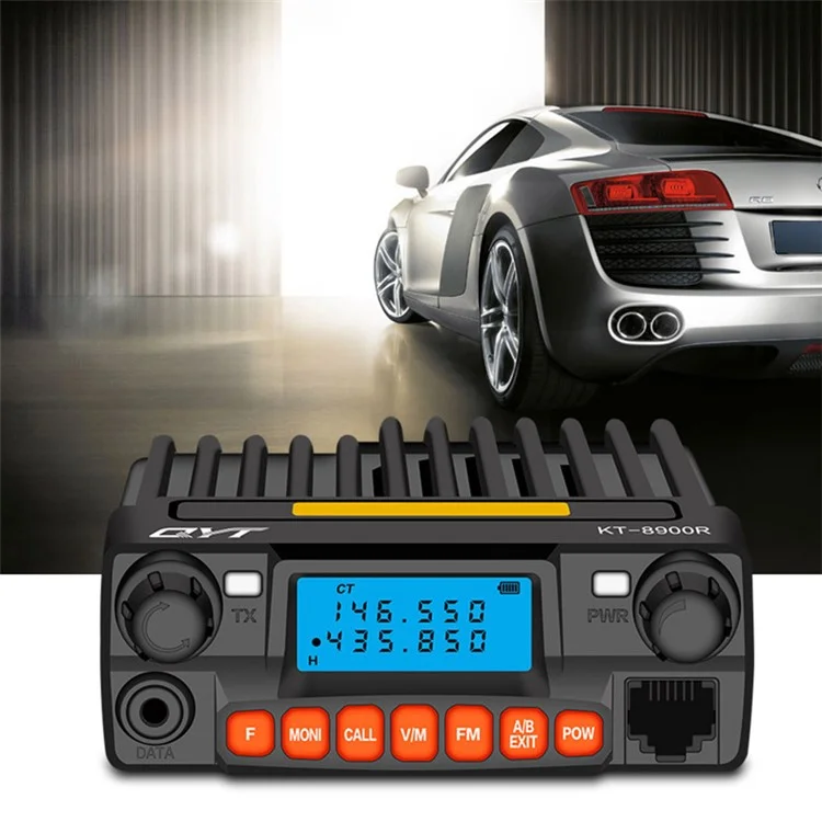 Stazione radio per auto QYT-8900R Mini con accendisigari, radio per auto wireless con display LCD (versione standard)