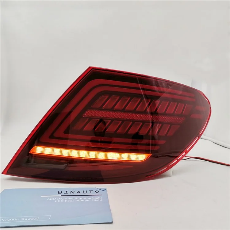 WINAUTO 1 Paire Pour W204 Classe C 2007-2014 Feu Arrière LED Multifonction Clignotant