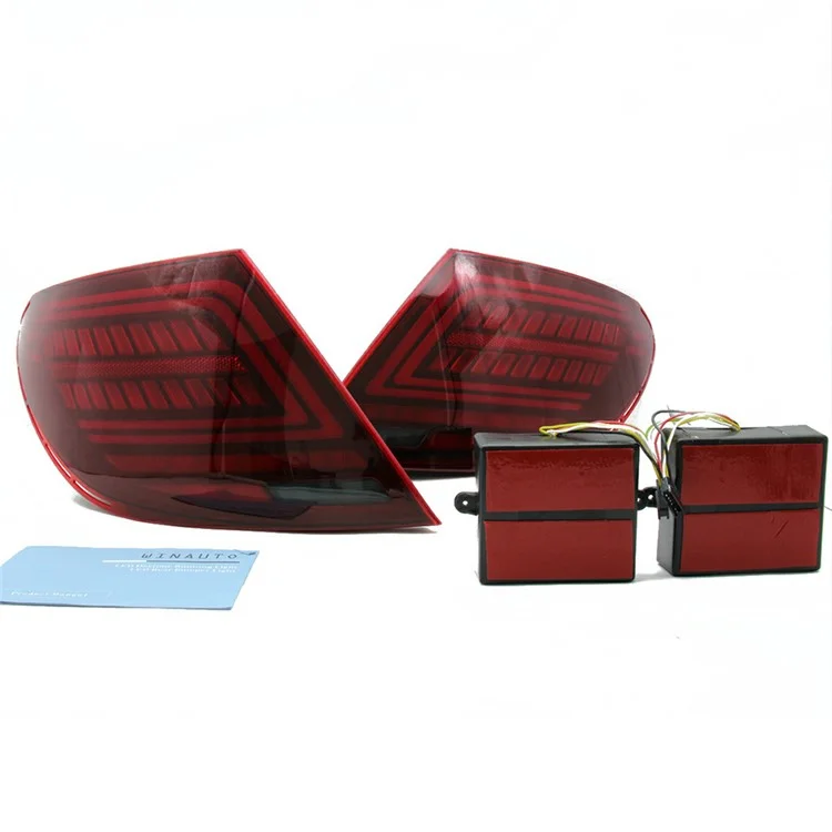 WINAUTO 1 Paire Pour W204 Classe C 2007-2014 Feu Arrière LED Multifonction Clignotant