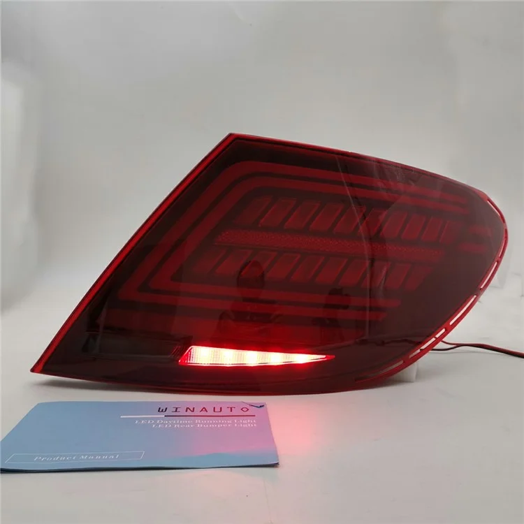WINAUTO 1 Paire Pour W204 Classe C 2007-2014 Feu Arrière LED Multifonction Clignotant