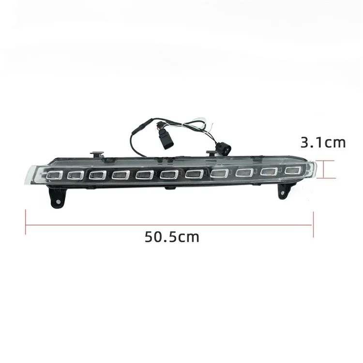 WINAUTO MCL065BMY For Q7 2006-2009 1 Pair LED Daytime Running Light Car Turn Signal Lamp