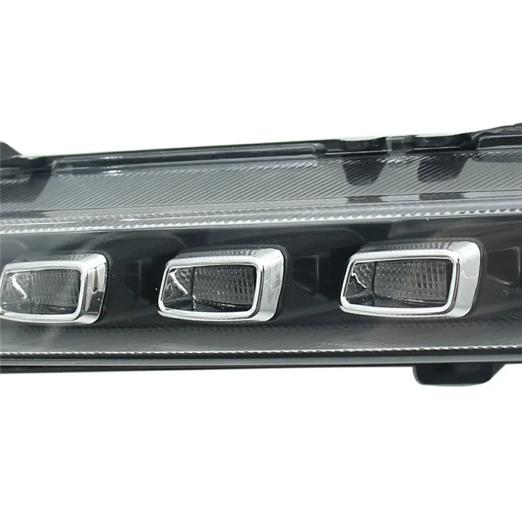 WINAUTO MCL065BMY For Q7 2006-2009 1 Pair LED Daytime Running Light Car Turn Signal Lamp
