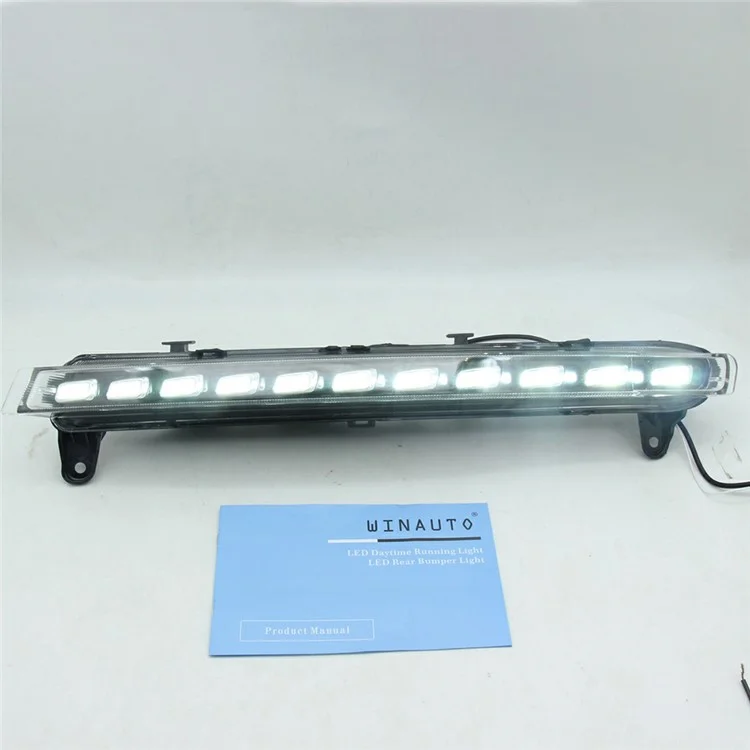 WINAUTO MCL065BMY For Q7 2006-2009 1 Pair LED Daytime Running Light Car Turn Signal Lamp