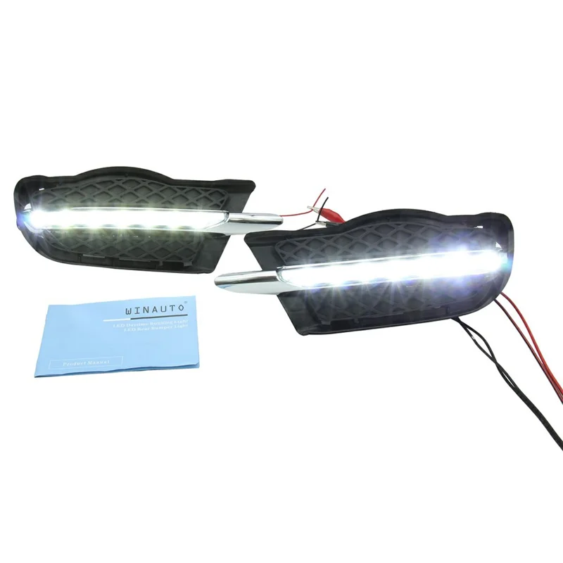 WINAUTO MCL096A 2PCS LED Lights Daytime Running Lamps for W204 2008 2009 2010 C200 C260 C300