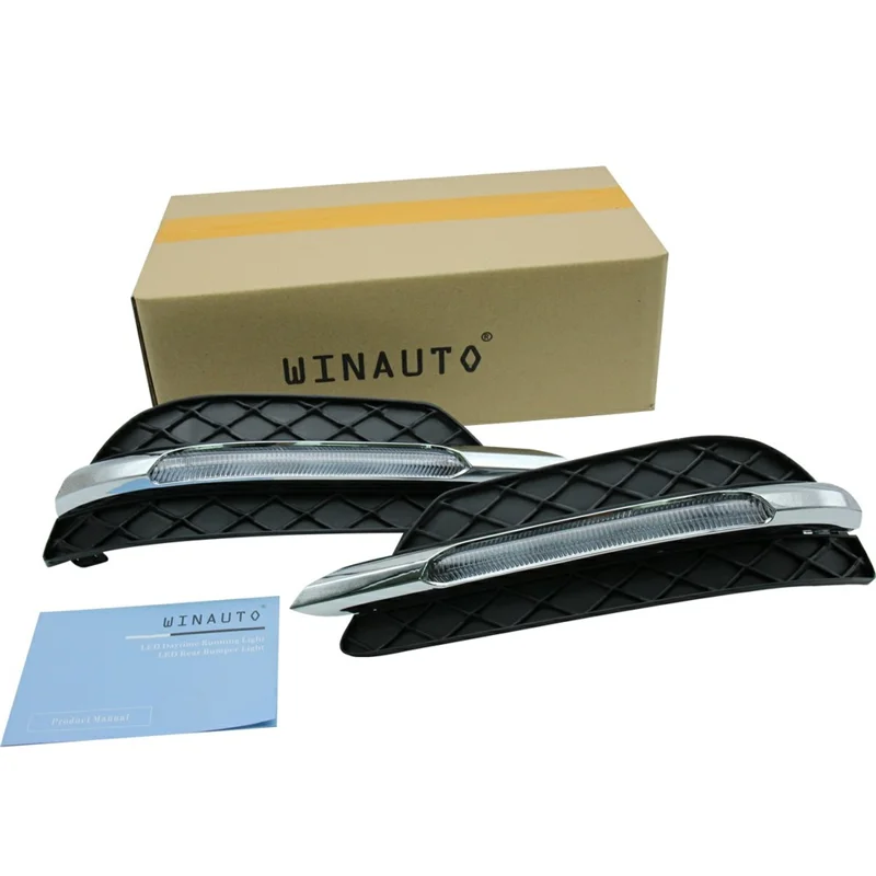 WINAUTO MCL096C 2PCS LED Lights Daytime Running Lamps for W204 2011-2012, C200, C260, C300