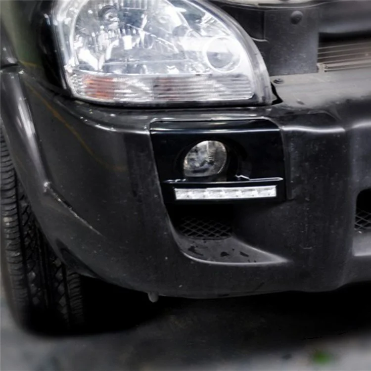 WINAUTO 1 Pair IP67 Waterproof LED Daytime Running Lights for Hyundai Tucson 2005-2009