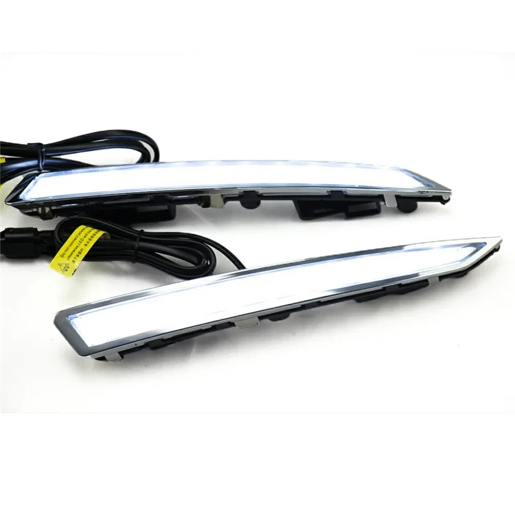 WINAUTO Para Ford Kuga / Escape 2013-2015 1 Par de Luces LED DRL Impermeables para Conducción Diurna