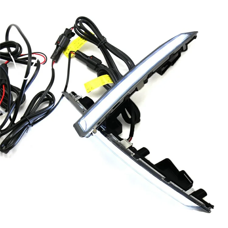 WINAUTO Para Ford Kuga / Escape 2013-2015 1 Par de Luces LED DRL Impermeables para Conducción Diurna