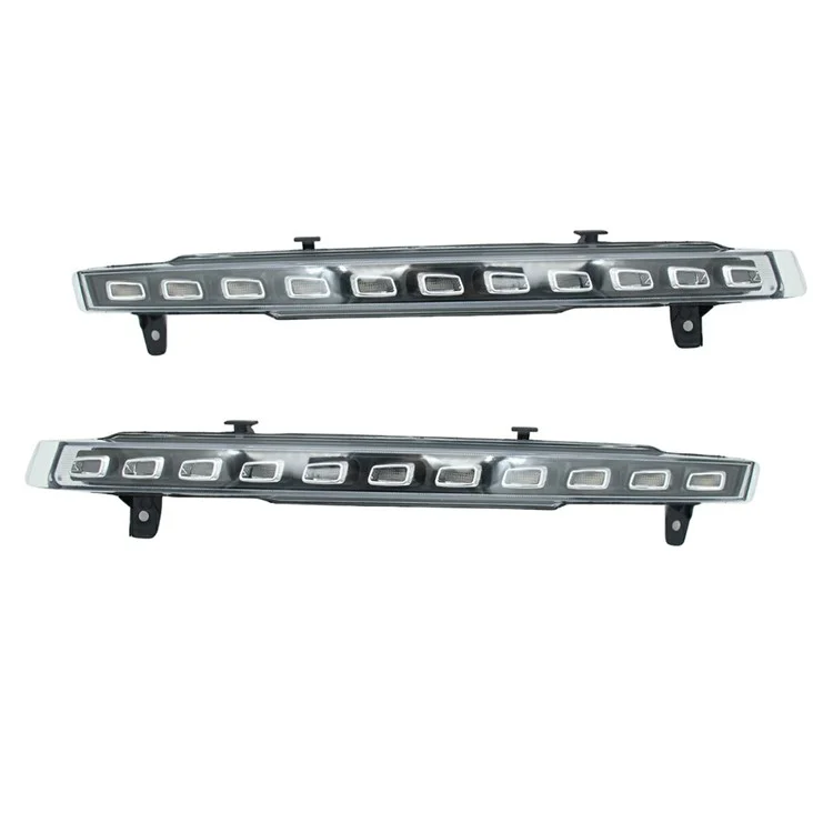 WINAUTO 1 Paar wasserdichte LED-DRL-Leuchten für Q7 2010-2015 Fließende Blinkerleuchte