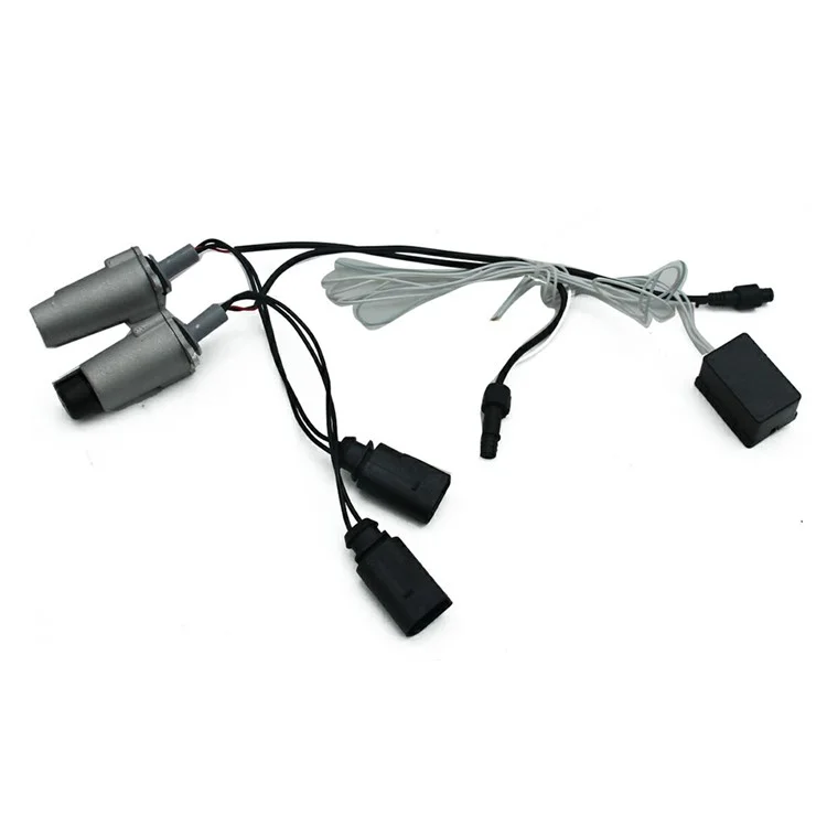 WINAUTO 1 Paar wasserdichte LED-DRL-Leuchten für Q7 2010-2015 Fließende Blinkerleuchte