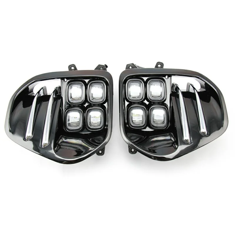 WINAUTO dla Kia KX5 / ACE 2015-2017 1 Para lamp do jazdy dziennej Wodoodporne światła LED DRL