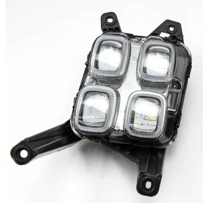 WINAUTO dla Kia KX5 / ACE 2015-2017 1 Para lamp do jazdy dziennej Wodoodporne światła LED DRL