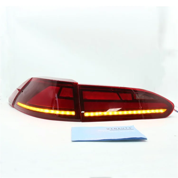 WINAUTO 2Pcs LED Feu Arrière Voiture Feu Arrière pour Toyota Frontlander / Corolla Cross 2022 Feu Clignotant - Rouge