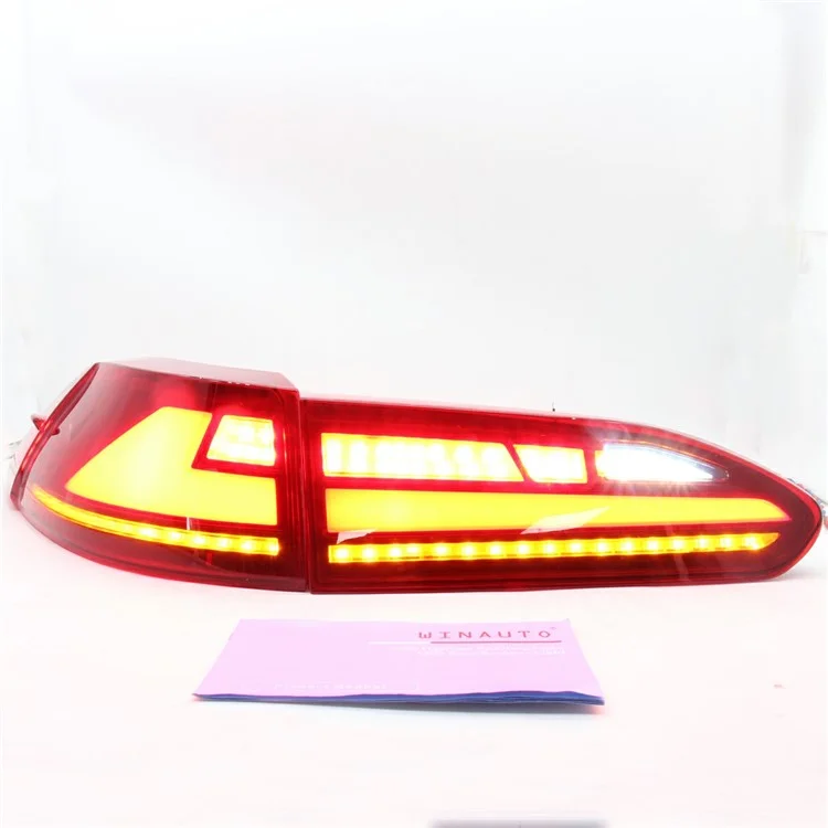 WINAUTO 2Pcs LED Feu Arrière Voiture Feu Arrière pour Toyota Frontlander / Corolla Cross 2022 Feu Clignotant - Rouge
