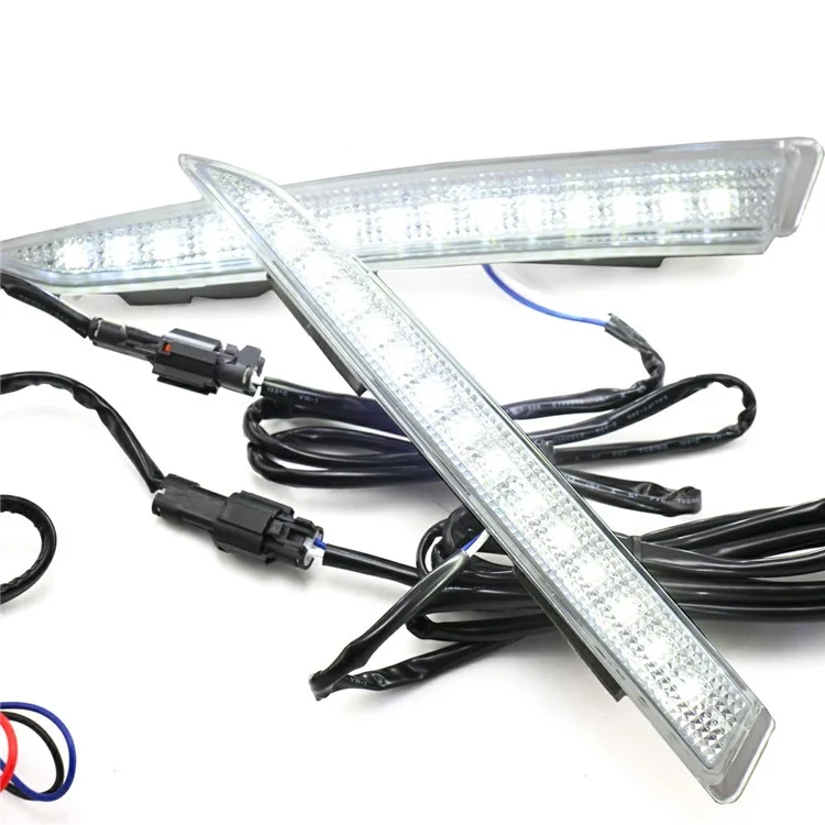 WINAUTO Für Ford Kuga / Escape 2013-2015 1 Paar Auto DRL-Leuchte Wasserdichte LED-Tagfahrleuchte