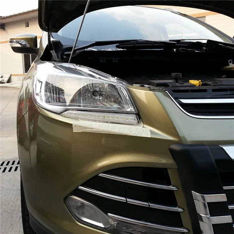 WINAUTO Für Ford Kuga / Escape 2013-2015 1 Paar Auto DRL-Leuchte Wasserdichte LED-Tagfahrleuchte