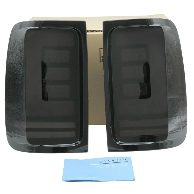 WINAUTO 2 pièces pour Amarok 2008-2019 Feux arrière LED Voiture - Frein Signal de Changement de Direction Lumière - Rouge