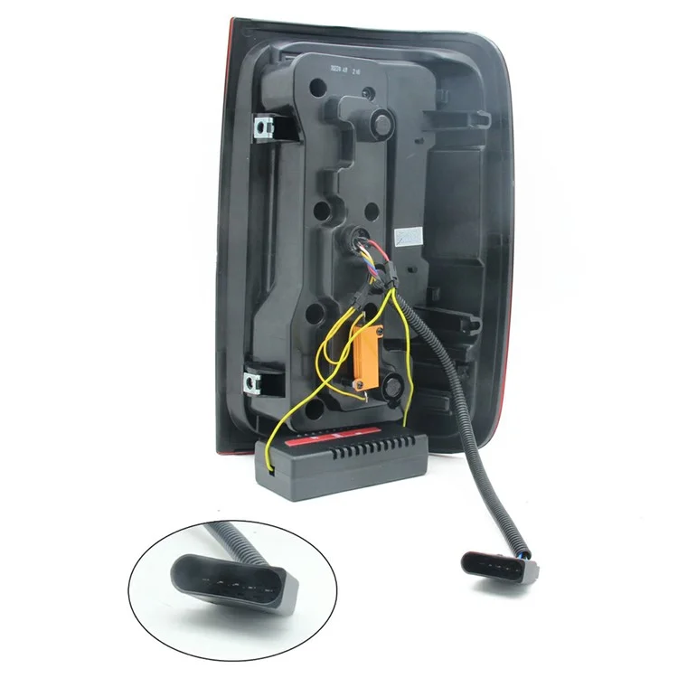 WINAUTO 2 pièces pour Amarok 2008-2019 Feux arrière LED Voiture - Frein Signal de Changement de Direction Lumière - Rouge
