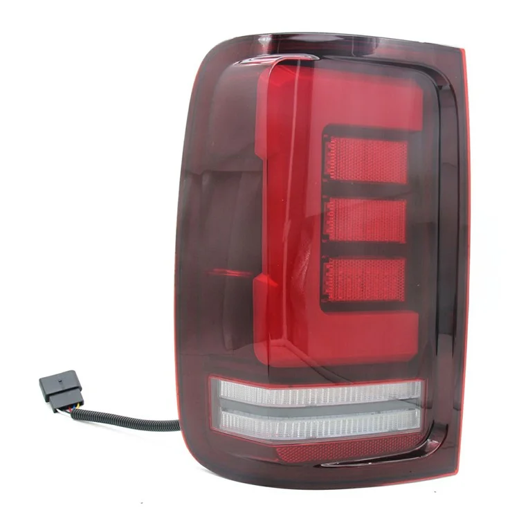 WINAUTO 2 pièces pour Amarok 2008-2019 Feux arrière LED Voiture - Frein Signal de Changement de Direction Lumière - Rouge
