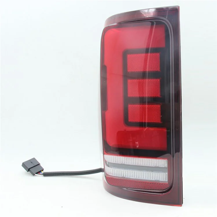 WINAUTO 2 pièces pour Amarok 2008-2019 Feux arrière LED Voiture - Frein Signal de Changement de Direction Lumière - Rouge