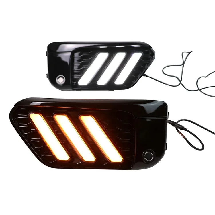 WINAUTO 1 Pair LED Daytime Running Lights for X1 F48 / F49 (2015-2020) Dual Color DRL Lamps