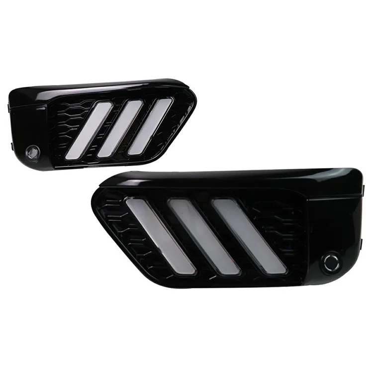 WINAUTO 1 Pair LED Daytime Running Lights for X1 F48 / F49 (2015-2020) Dual Color DRL Lamps