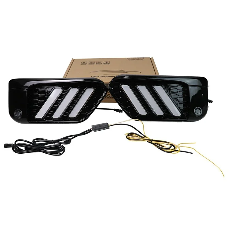 WINAUTO 1 Pair LED Daytime Running Lights for X1 F48 / F49 (2015-2020) Dual Color DRL Lamps