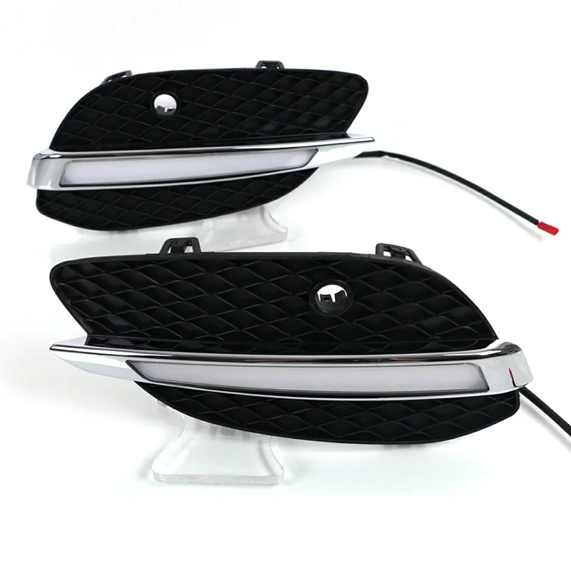 WINAUTO 1 Pair DRL Lights for GLC Grade X205 2015-2016 Car Daytime Running Lamps